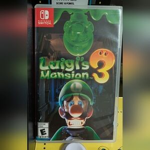 Nintendo Luigi's Mansion 3 - Green and Orange GAME AND CASE